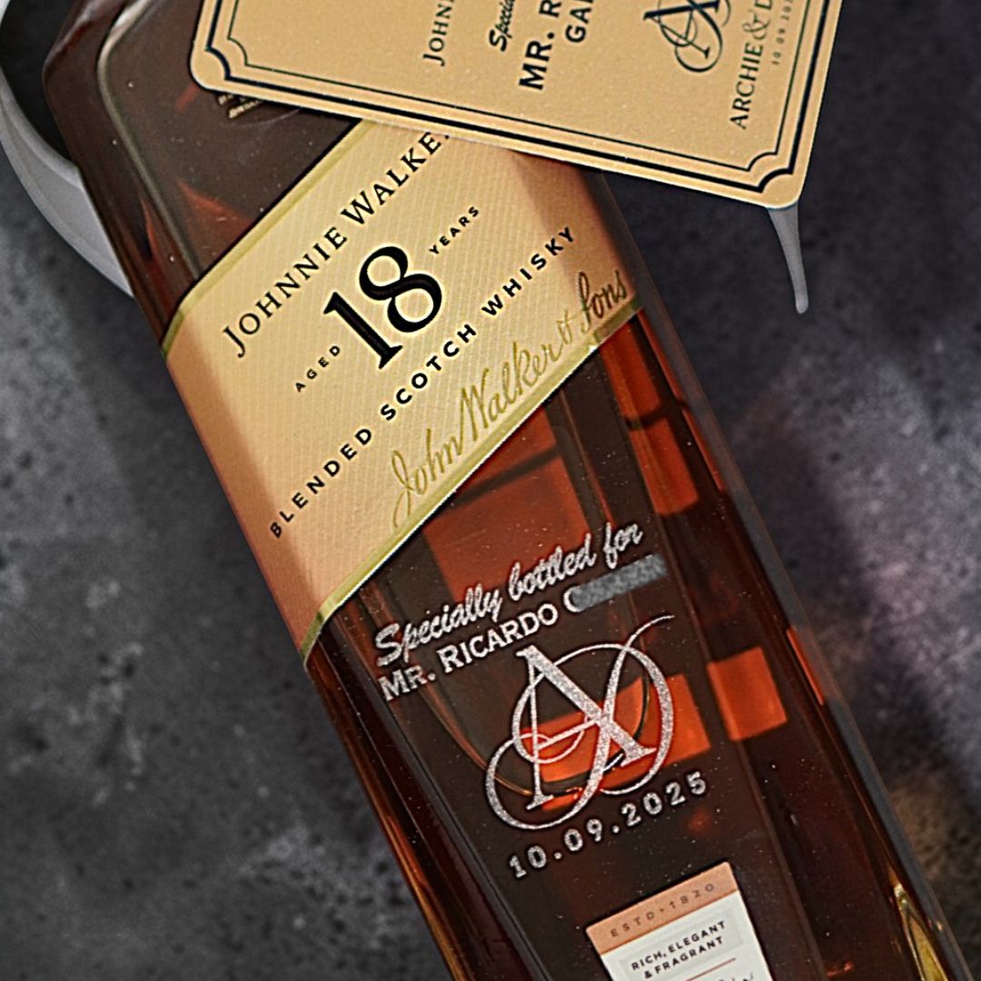 Personalized Liquor and Wine Bottles by Squizzy
