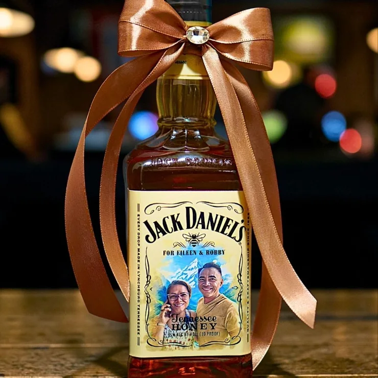 Personalized Liquor and Wine Bottles by Squizzy