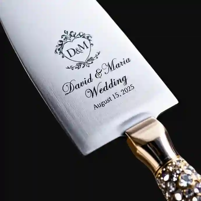 Custom Wedding Glassware & Tableware by Squizzy