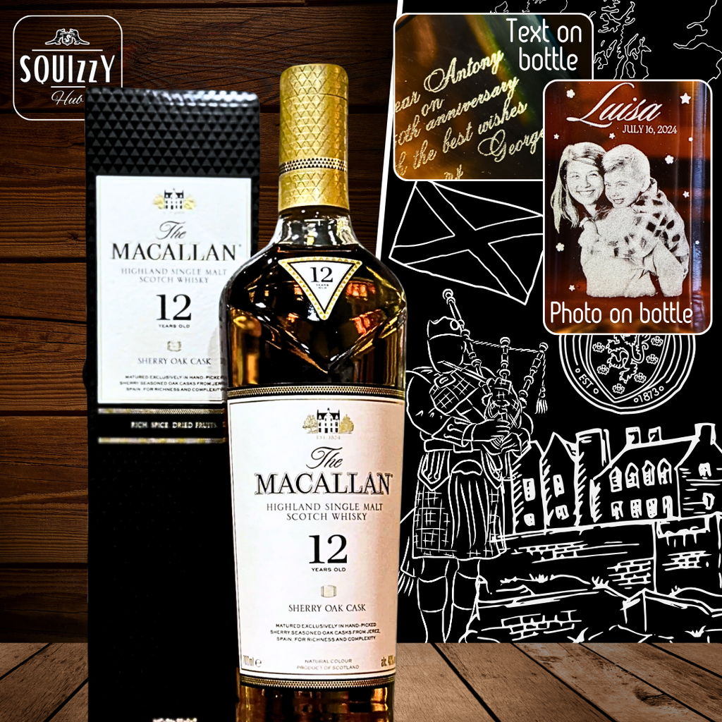 Macallan 12 years Sherry oak cask single malt scotch whisky 700ml