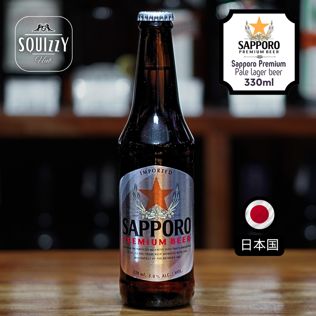 Sapporo Premium Lager beer 330ml