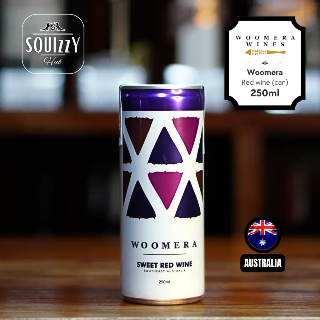 Woomera Red wine can 250ml