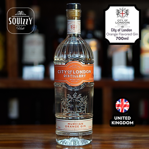 City Of London Orange flavored gin 700ml