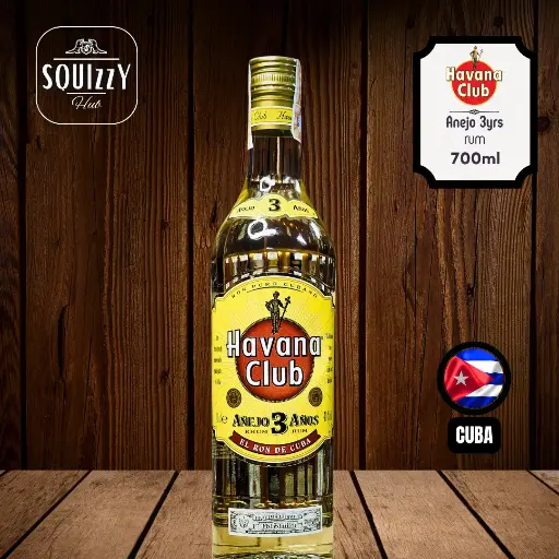 Havana Club 3 years Yellow Rum 700ml